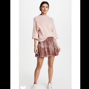 Madewell Velvet Mini Skirt